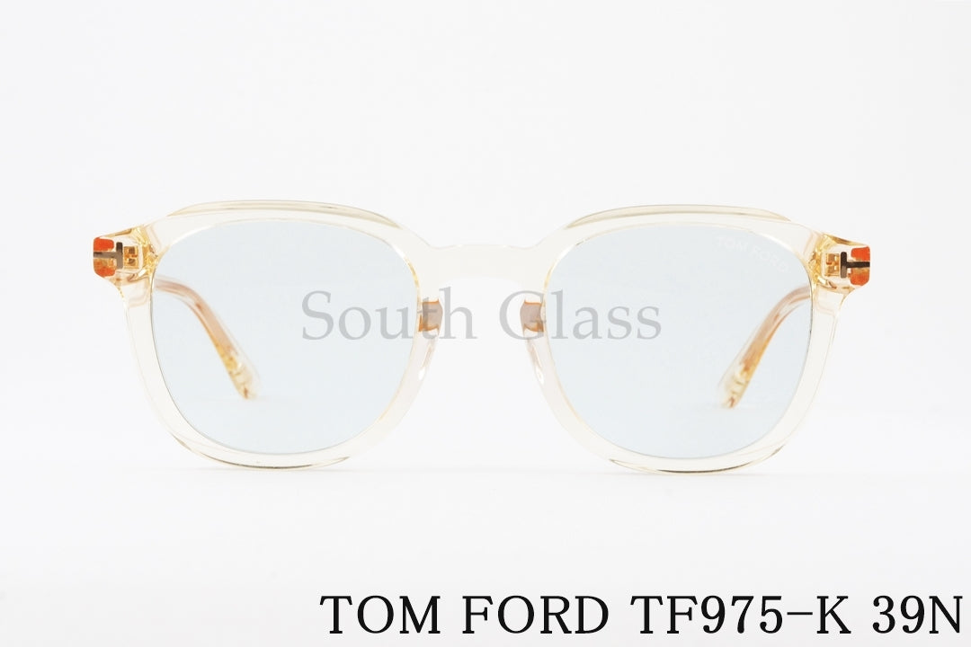 【魔裟斗さん着用】TOM FORD クリア サングラス TF975-K 39N ウェリントン メンズ レディース おしゃれ アジアンフィット トムフォード