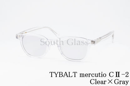 TYBALT クリア サングラス mercutio C2-2 Clear×Gray メルキューティオ ウェリントン ティバルト 正規品