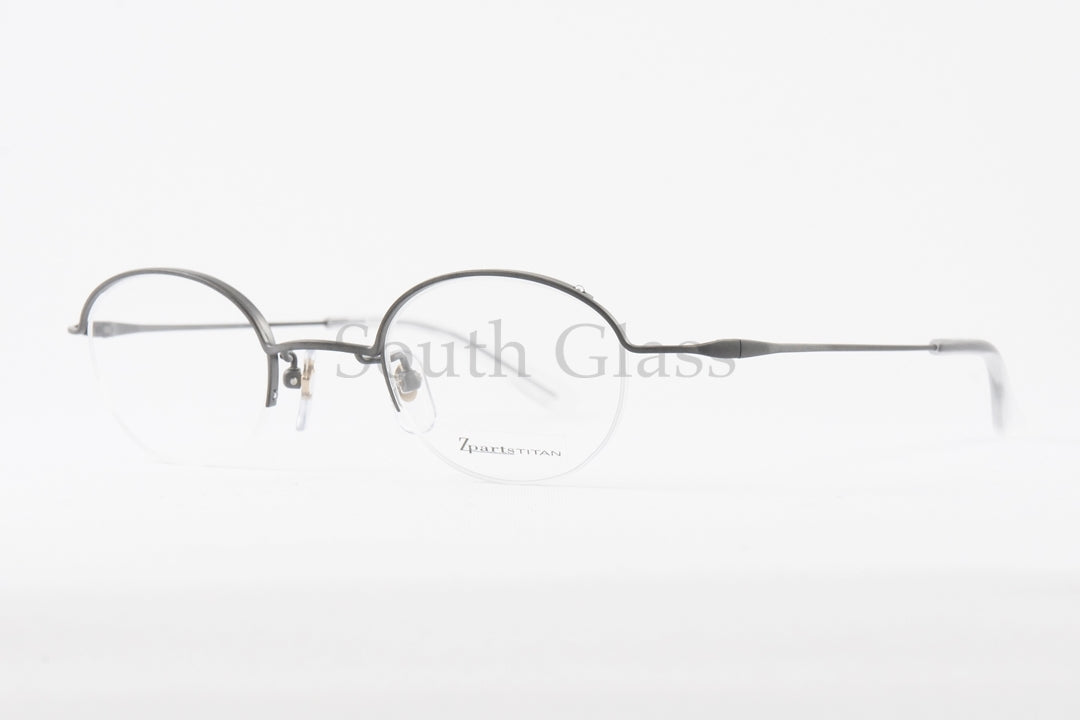 Zparts メガネ Z-108 Col.BLIP オーバル ハーフリム ナイロール 半リム 眼鏡 おしゃれ ブランド ジーパーツ 正規品
