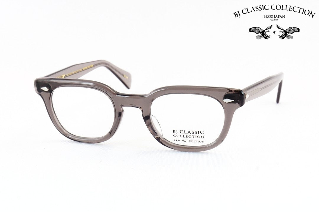 BJ CLASSIC クリア メガネ BJ STADIUM C-19 ウェリントン REVIVAL EDITION リバイバルエディション ヴィンテージ 復刻モデル ビージェイスタジアム セルロイド クラシカル BJクラシック 鯖江 日本製 正規品