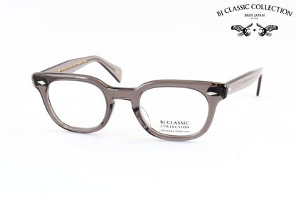 BJ CLASSIC クリア メガネ BJ STADIUM C-19 ウェリントン REVIVAL EDITION リバイバルエディション ヴィンテージ 復刻モデル ビージェイスタジアム セルロイド クラシカル BJクラシック 鯖江 日本製 正規品