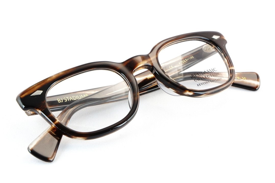BJ CLASSIC メガネ BJ STADIUM C-30 ウェリントン REVIVAL EDITION リバイバルエディション ヴィンテージ 復刻モデル ビージェイスタジアム セルロイド クラシカル BJクラシック 鯖江 日本製 正規品