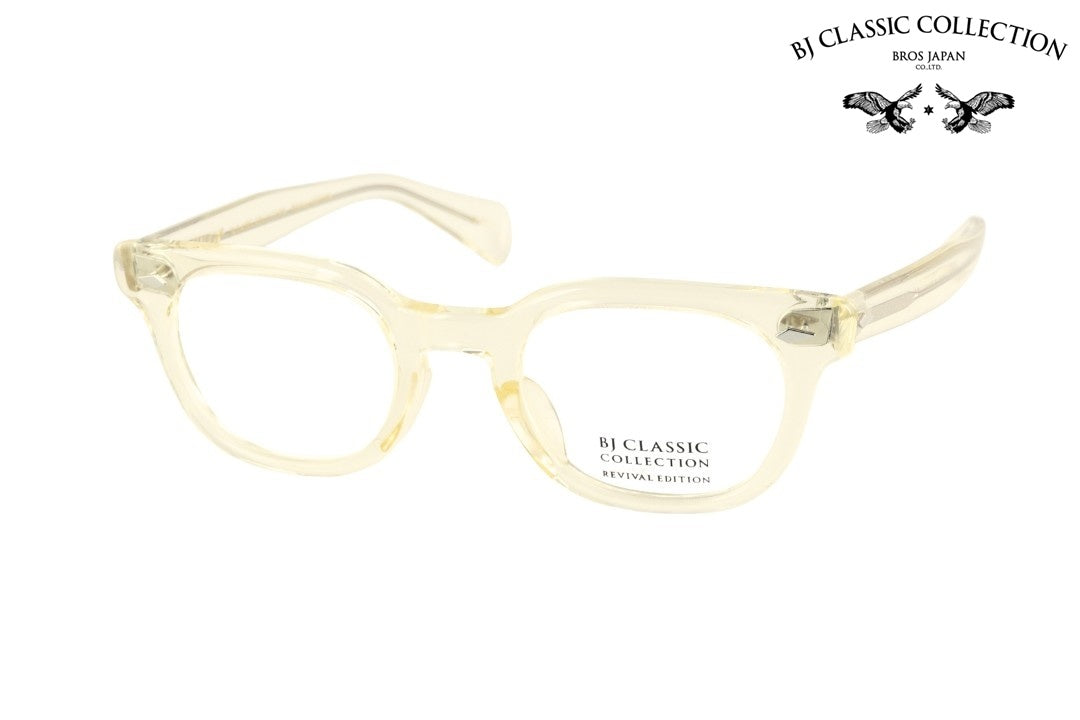 BJ CLASSIC クリア メガネ BJ STADIUM C-79 ウェリントン REVIVAL EDITION リバイバルエディション ヴィンテージ 復刻モデル ビージェイスタジアム セルロイド クラシカル BJクラシック 鯖江 日本製 正規品