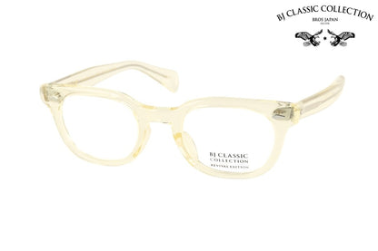 BJ CLASSIC クリア メガネ BJ STADIUM C-79 ウェリントン REVIVAL EDITION リバイバルエディション ヴィンテージ 復刻モデル ビージェイスタジアム セルロイド クラシカル BJクラシック 鯖江 日本製 正規品
