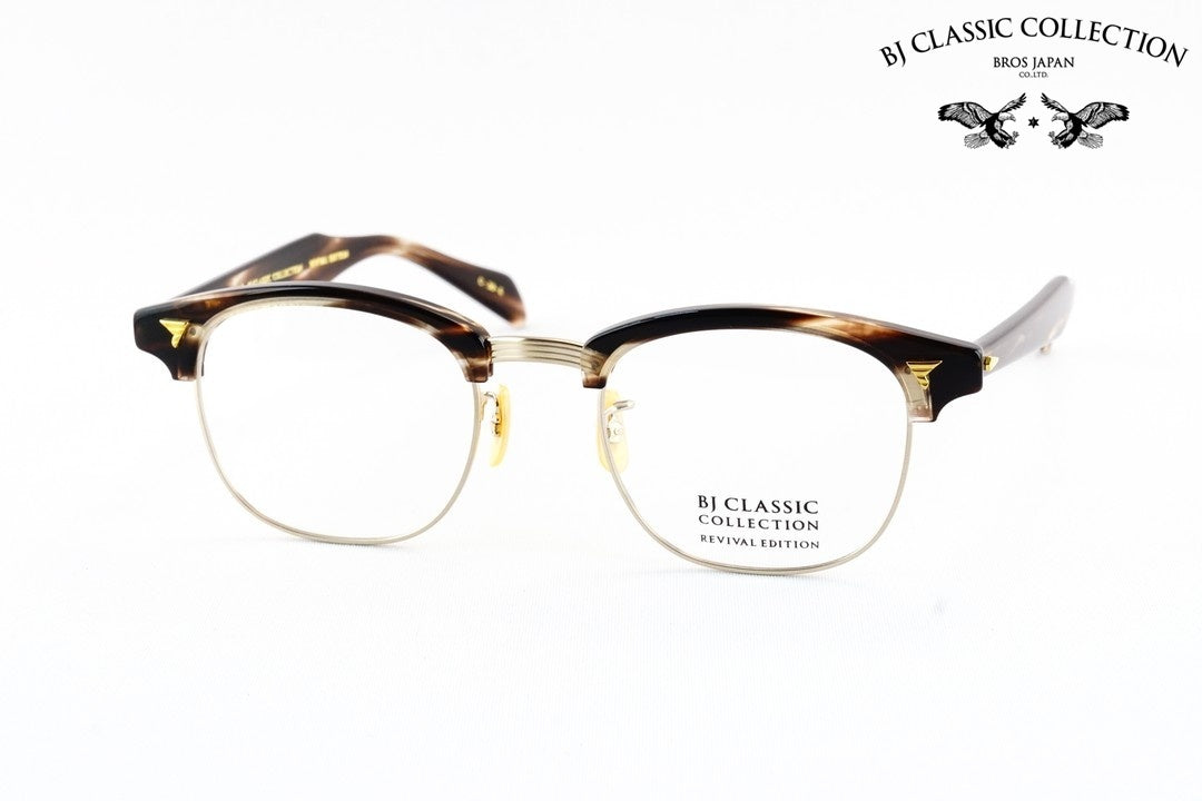 【神宮寺勇太さん着用】BJ CLASSIC メガネ BROS BROW C-30-6 REVIVAL EDITION サーモント シリーズ ブロー セルロイド クラシカル ブロスブロウ BJクラシック 鯖江 日本製 正規品