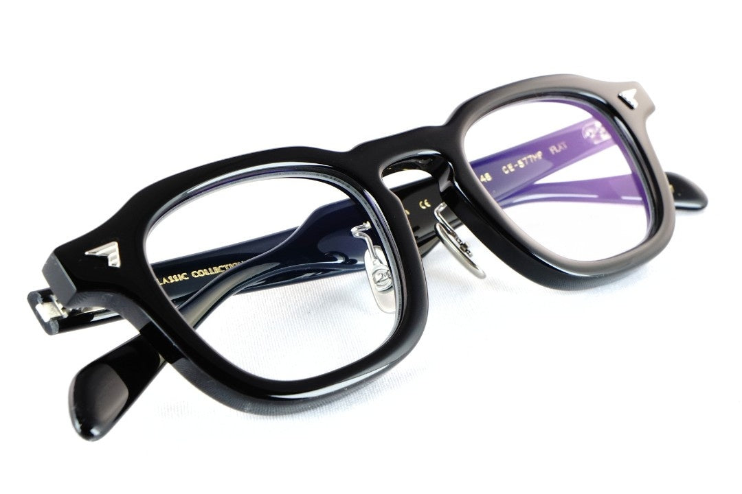 BJ CLASSIC フラットレンズ CE-577MP FLAT C-1 セルロイド チタン パリジャン ウェリントン フレンチ ヴィンテージ クラシカル セルロイド BJクラシック 鯖江 日本製 正規品