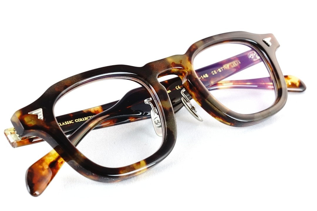 BJ CLASSIC フラットレンズ CE-577MP FLAT C-2 セルロイド チタン パリジャン ウェリントン フレンチ ヴィンテージ クラシカル セルロイド BJクラシック 鯖江 日本製 正規品