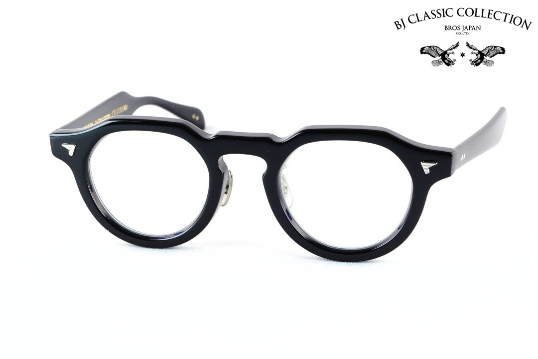 BJ CLASSIC メガネ CE-578MP FLAT C-1 クラウンパント セルロイド チタン フレンチ ヴィンテージ クラシカル BJクラシック 鯖江 日本製 正規品