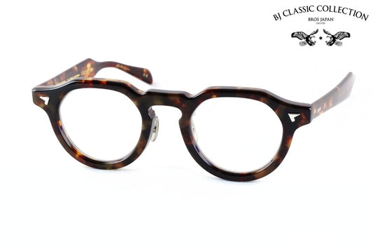 BJ CLASSIC メガネ CE-578MP FLAT C-2 クラウンパント セルロイド チタン フレンチ ヴィンテージ クラシカル BJクラシック 鯖江 日本製 正規品
