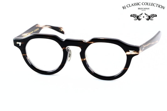 BJ CLASSIC メガネ CE-578MP FLAT C-30 クラウンパント セルロイド チタン フレンチ ヴィンテージ クラシカル BJクラシック 鯖江 日本製 正規品