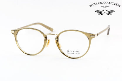 BJ CLASSIC クリア メガネ COM-301PT C-119-1 ボストン コンビネーション BJクラシック 鯖江 日本製 正規品