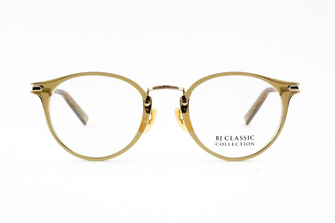 BJ CLASSIC クリア メガネ COM-301PT C-119-1 ボストン コンビネーション BJクラシック 鯖江 日本製 正規品