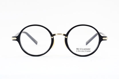 BJ CLASSIC メガネ COM-303PT C-1-1 ラウンド コンビネーション BJクラシック 鯖江 日本製 正規品