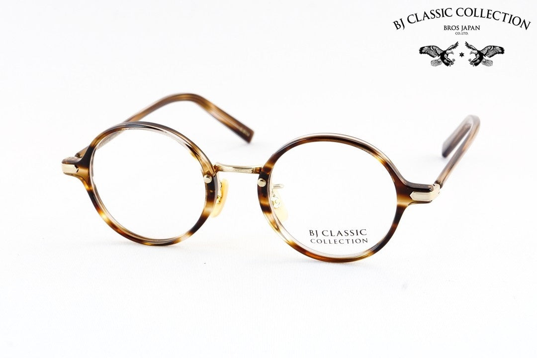 BJ CLASSIC メガネ COM-303PT C-30-1 ラウンド コンビネーション BJクラシック 鯖江 日本製 正規品