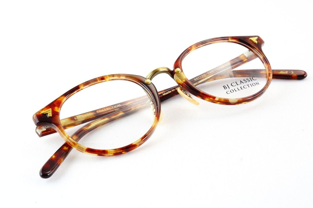 【玉山鉄二さん着用モデル】BJ CLASSIC メガネ COM-510 C-2-3 ボストン ウェリントン ボスリントン BJクラシック 鯖江 日本製 正規品