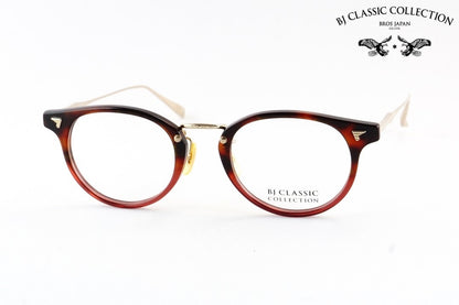 BJ CLASSIC メガネ COM-510A LT C-101-1 ボストン コンビネーション BJクラシック 鯖江 日本製 正規品