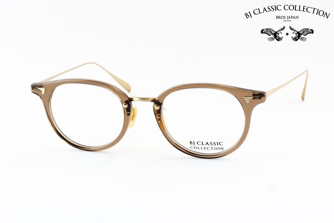 【生見愛瑠さん（めるる）着用】BJ CLASSIC メガネ COM-510N NT C-135-6 48サイズ 50サイズ ボストン ウェリントン ボスリントン BJクラシック 鯖江 日本製 正規品