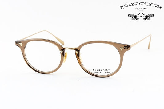 【生見愛瑠さん（めるる）着用】BJ CLASSIC メガネ COM-510N NT C-135-6 48サイズ 50サイズ ボストン ウェリントン ボスリントン BJクラシック 鯖江 日本製 正規品