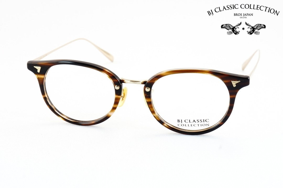 【岡田将生さん着用モデル】BJ CLASSIC メガネ COM-510N NT C-30-1 46サイズ 48サイズ 50サイズ ボストン チタン クラシカル ヴィンテージ BJクラシック 鯖江 日本製 正規品