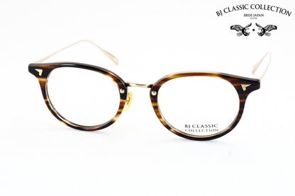 【岡田将生さん着用モデル】BJ CLASSIC メガネ COM-510N NT C-30-1 46サイズ 48サイズ 50サイズ ボストン チタン クラシカル ヴィンテージ BJクラシック 鯖江 日本製 正規品