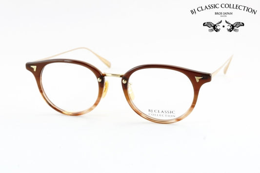 BJ CLASSIC メガネ COM-510N NT C-42-1 ボストン チタン クラシカル セルフレーム コンビネーション BJクラシック 鯖江 日本製 正規品