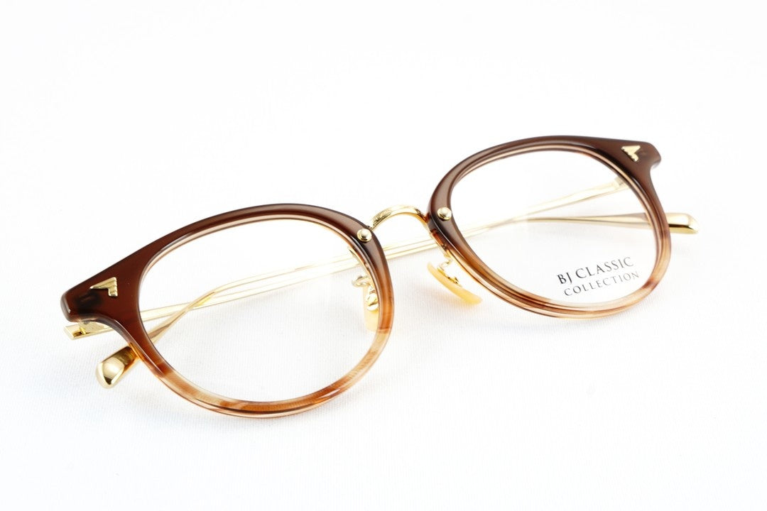 BJ CLASSIC メガネ COM-510N NT C-42-1 ボストン チタン クラシカル セルフレーム コンビネーション BJクラシック 鯖江 日本製 正規品