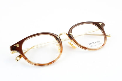 BJ CLASSIC メガネ COM-510N NT C-42-1 ボストン チタン クラシカル セルフレーム コンビネーション BJクラシック 鯖江 日本製 正規品