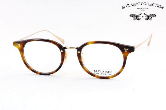 BJ CLASSIC メガネ COM-510N NT C-55-1 ボストン ウェリントン ボスリントン ハバナ BJクラシック 鯖江 日本製 正規品