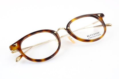 BJ CLASSIC メガネ COM-510N NT C-55-1 ボストン ウェリントン ボスリントン ハバナ BJクラシック 鯖江 日本製 正規品