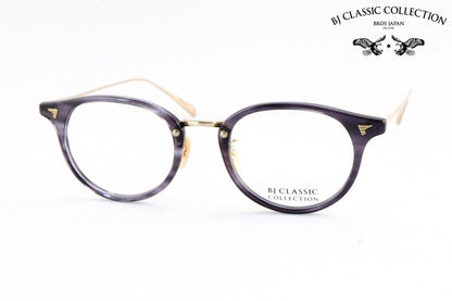 【福原遥さん着用】BJ CLASSIC メガネ COM-510N NT C-90-1 ボストン ウェリントン ボスリントン BJクラシック 鯖江 日本製 正規品
