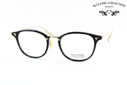 BJ CLASSIC メガネ COM-548B IT C-1-1 ウェリントン コンビネーション BJクラシック 鯖江 日本製 正規品