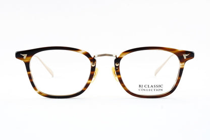 【朝倉未来さん着用モデル】BJ CLASSIC メガネ COM-554GT C-30-1 ウェリントン コンビ BJクラシック 鯖江 日本製 正規品