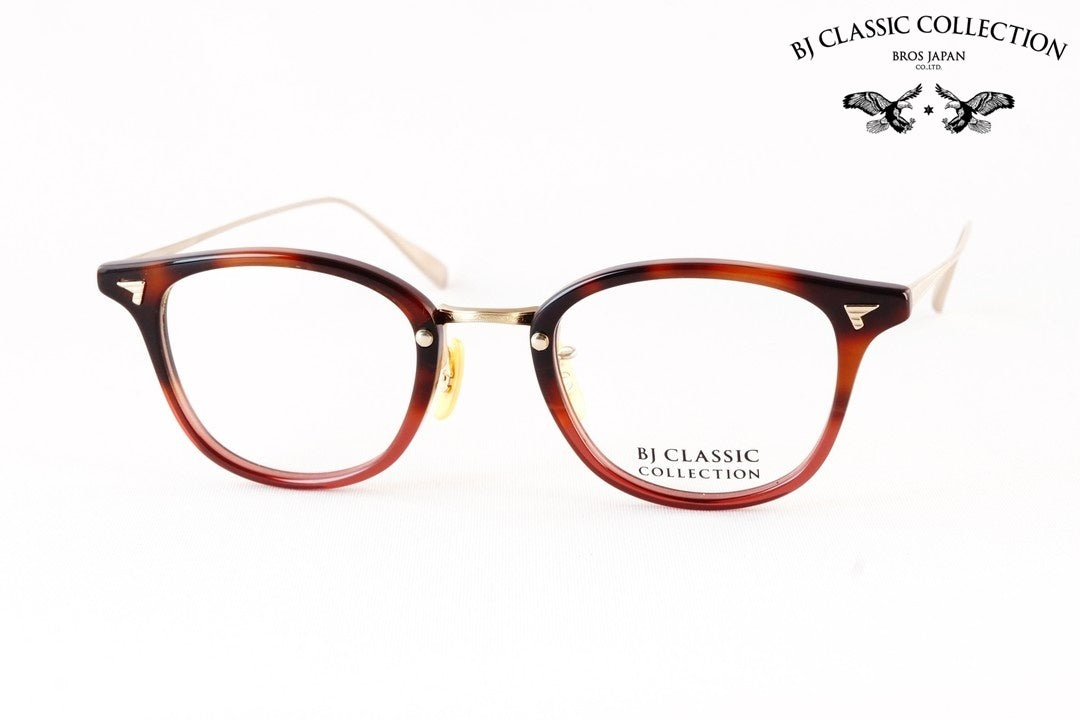 BJ CLASSIC メガネ COM-568NT C-101-6 ウェリントン コンビ BJクラシック 鯖江 日本製 正規品