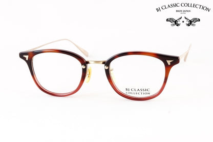 BJ CLASSIC メガネ COM-568NT C-101-6 ウェリントン コンビ BJクラシック 鯖江 日本製 正規品