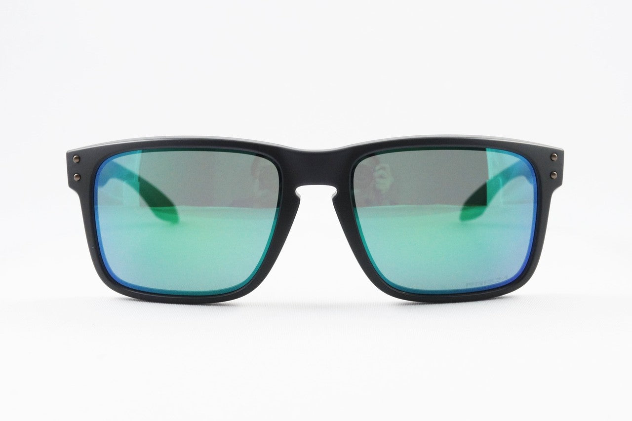 OAKLEY サングラス HOLBROOK OO9244-2956 ウェリントン アジアンフィットモデル ホルブルック マットブラック プリズムジェイド オークリー 正規品