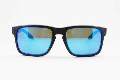 OAKLEY 偏光 サングラス HOLBROOK OO9244-4856 ウェリントン レンズ アジアンフィット ホルブルック マットブラック プリズムサファイア オークリー 正規品
