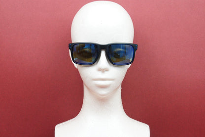 OAKLEY 偏光 サングラス HOLBROOK OO9244-4856 ウェリントン レンズ アジアンフィット ホルブルック マットブラック プリズムサファイア オークリー 正規品