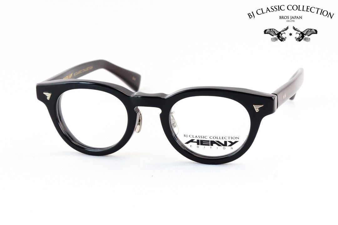 BJ CLASSIC メガネ HV-02MP C-1 ボストン HEAVY EDITION ヘビーエディション セルロイド チタン クラシカル セルロイド BJクラシック 鯖江 日本製 正規品