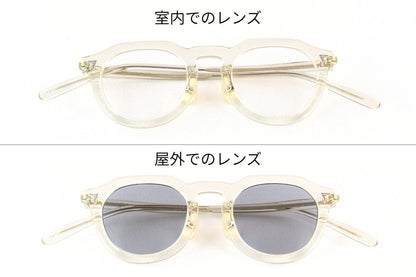 BJ CLASSIC 調光 クリア サングラス SUNSHIFT IK-P04 C-158 クラウンパント 石田一帆 チタン クラシカル サンシフト BJクラシック 鯖江 日本製 正規品