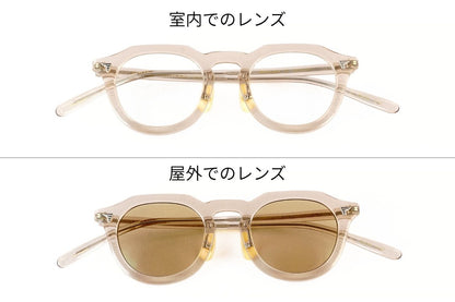 BJ CLASSIC 調光 クリア サングラス SUNSHIFT IK-P04 C-162 クラウンパント 石田一帆 チタン クラシカル サンシフト BJクラシック 鯖江 日本製 正規品