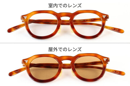 BJ CLASSIC 調光 サングラス SUNSHIFT IK-P04 C-163 クラウンパント 石田一帆 チタン クラシカル サンシフト BJクラシック 鯖江 日本製 正規品