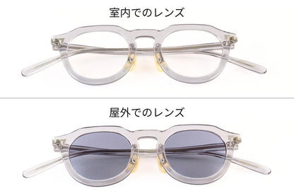 BJ CLASSIC 調光 クリア サングラス SUNSHIFT IK-P04 C-164 クラウンパント 石田一帆 チタン クラシカル サンシフト BJクラシック 鯖江 日本製 正規品