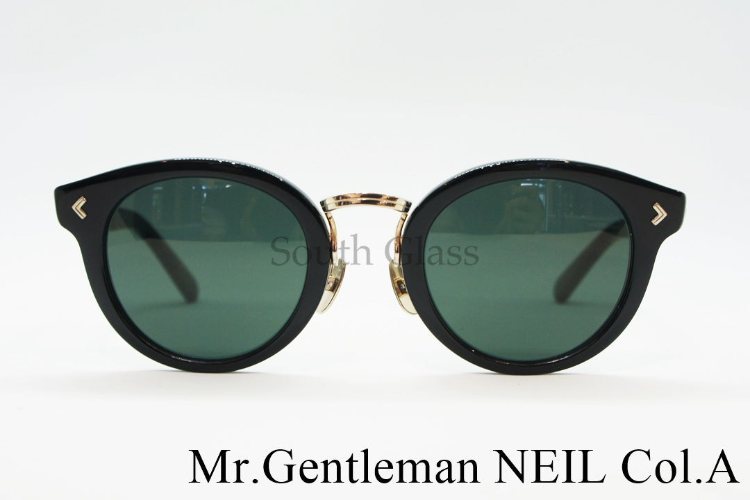 Mr.Gentleman サングラス NEIL-SG COL.A ボストン フレーム ニール・ヤング カート・コバーン ミスタージェントルマン 正規品