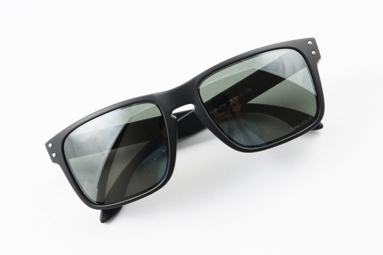 OAKLEY サングラス HOLBROOK OO9244-2756 ウェリントン アジアンフィット ホルブルック マットブラック プリズムブラック オークリー 正規品