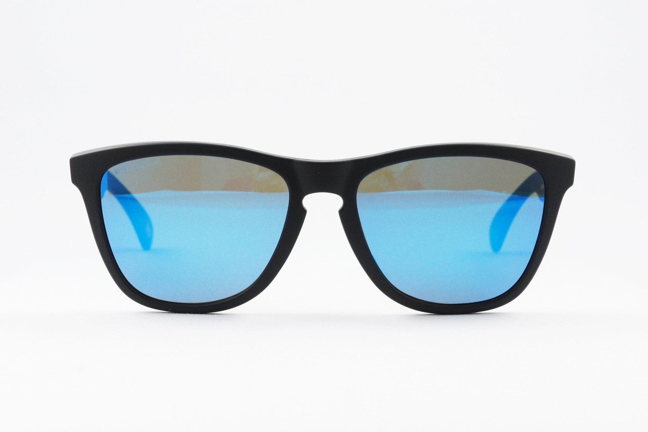 OAKLEY サングラス Frogskins OO9245-6154 ウェリントン マットブラック プリズムサファイア イリジウムアジアンフィット フロッグスキン オークリー 正規品