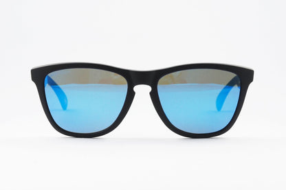 OAKLEY サングラス Frogskins OO9245-6154 ウェリントン マットブラック プリズムサファイア イリジウムアジアンフィット フロッグスキン オークリー 正規品