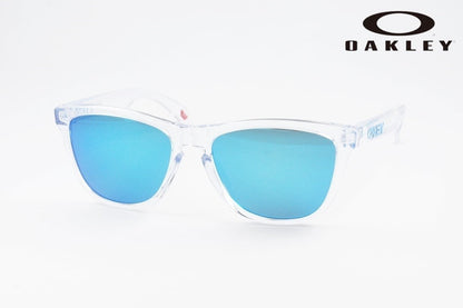 OAKLEY サングラス Frogskins OO9245-A754 ウェリントン クリアフレーム アジアンフィット フロッグスキン ポリッシュドクリア プリズムサファイア オークリー 正規品
