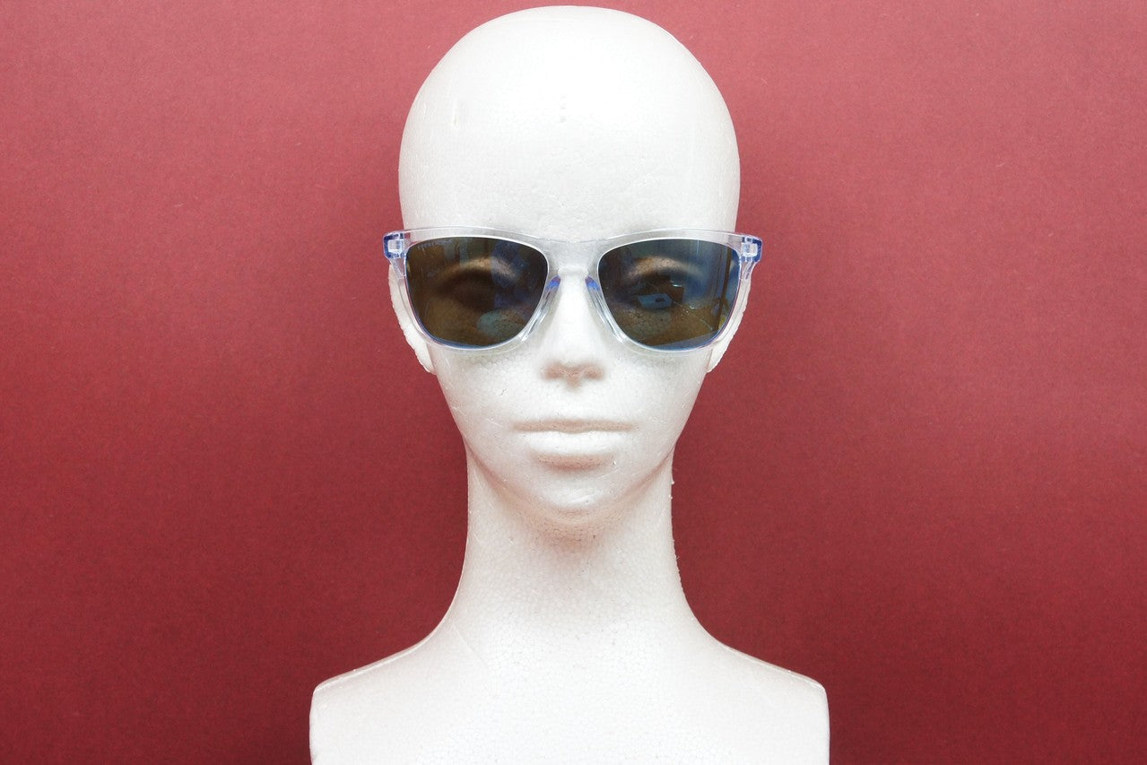 OAKLEY サングラス Frogskins OO9245-A754 ウェリントン クリアフレーム アジアンフィット フロッグスキン ポリッシュドクリア プリズムサファイア オークリー 正規品
