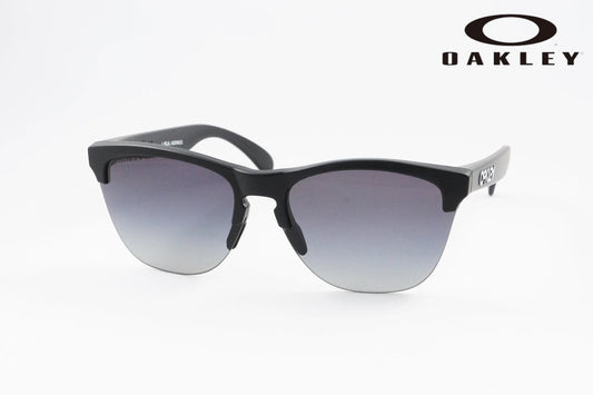 OAKLEY サングラス Frogskins LITE OO9374-4963 ウェリントン アジアンフィット フロッグスキンライト マットブラック プリズムグレー グラデーション オークリー 正規品