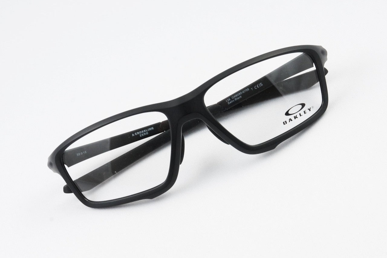 OAKLEY メガネ CROSSLINK ZERO OX8080-0758 スクエア アジアンフィット クロスリンクゼロ オークリー 正規品